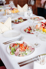 Table setting close-up