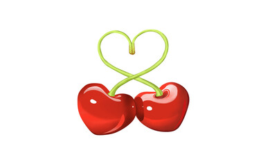 heart shaped cherry