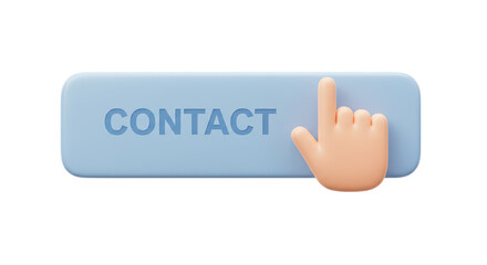 Isolated Contact Button with Hand Cursor