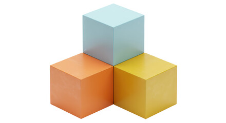 Isolated Cubic Colored Blocks