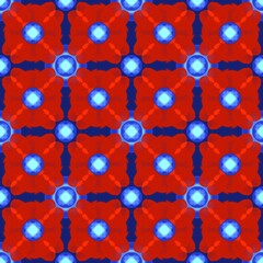 seamless pattern with colorful flowers