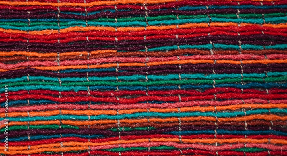 Poster a colorful piece of fabric with many different colors