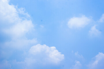blue sky with clouds background