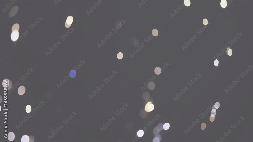 Poster abstract bokeh lights sparkling against a dark background
