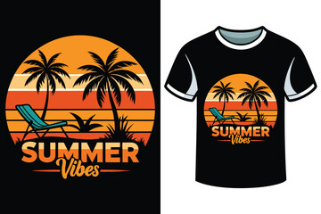 t shirt design with palm tree