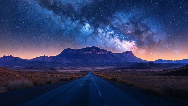 Milky Way Majesty: A Night Journey Across the Desert