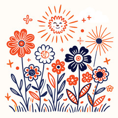 flower, abstract, illustration, botany, decoration, design, nature, pattern, vector, background, bubble, chat, comic, delicate, elegance, figure, form, geometry, graphic, image, label, message, minima