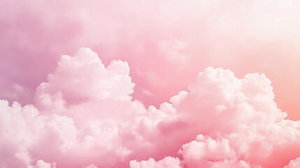 Fototapeta premium Colorful clouds create a dreamy evening sky