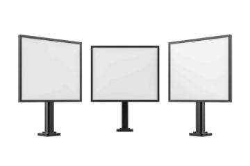 Interactive Experiential Marketing Boards for Impact Isolated On White Background.