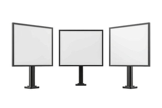 Interactive Experiential Marketing Boards for Impact Isolated On White Background.