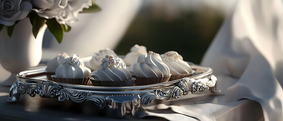 Elegant Dessert Display