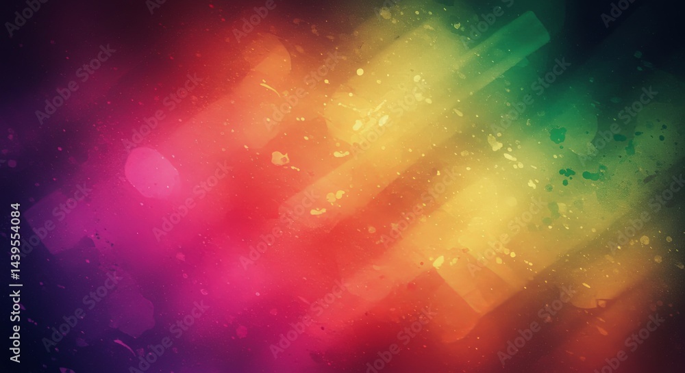 Poster A colorful background with a rainbow of colors