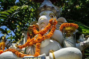 Ganesh deity decorative stone statue