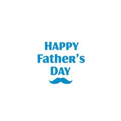 Happy Father's Day:  Digital Badge, Printable, Mustache, Celebration Graphic