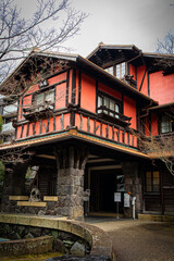 Traditional Japanese architecture of Yokiso, Aichi Prefecture