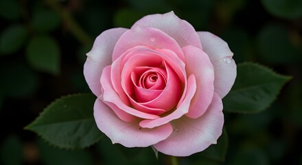 pink rose close-up