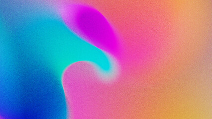 abstract unfocussed grainy background, colorful blurry gradient wallpaper