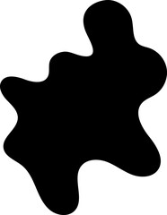 solid abstract cutout shape element