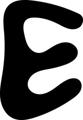 solid abstract cutout shape element