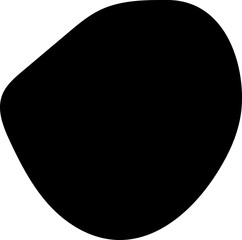 solid abstract cutout shape element