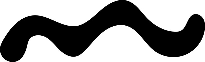 solid abstract cutout shape element