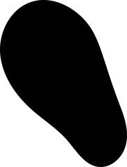 solid abstract cutout shape element