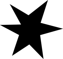 solid abstract cutout shape element