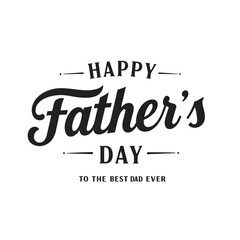 Obraz premium Happy Father's Day: Free Printable Card Design