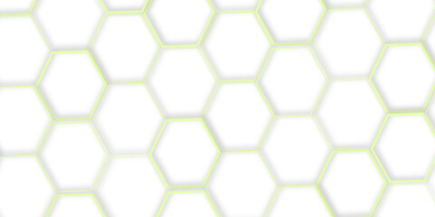 Abstract geometric technology out color line hexagon polygonal honeycomb luxury pattern vector background.