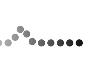 モノクロの抽象的なドットライン背景