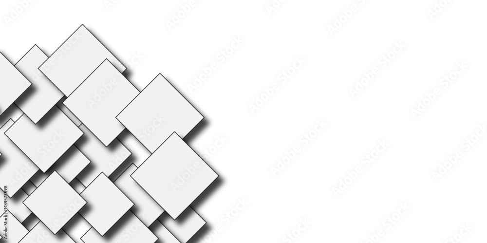 Poster abstract background with cubes. modern geometric background. vector abstract technology on a white b
