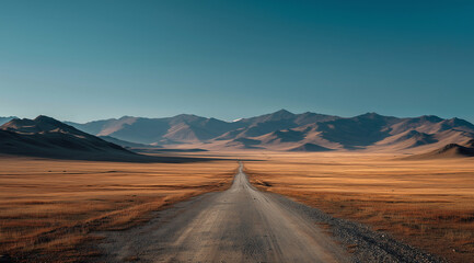 Fototapeta premium Paysage aride sous lumière naturelle