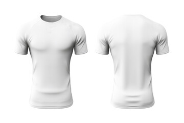 color undershirt isolated on white