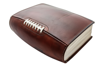 Unlocking Gridiron Tactics: Football Playbooks Decoded Isolated On White Background.