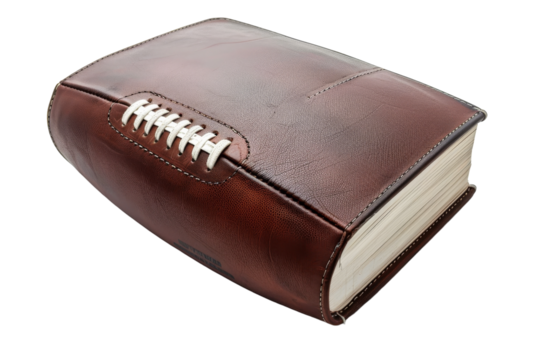 Unlocking Gridiron Tactics: Football Playbooks Decoded Isolated On White Background.