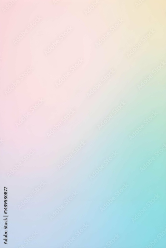 Aufkleber a smooth, pastel gradient background transitions from a soft peach at the top to a gentle blue at th