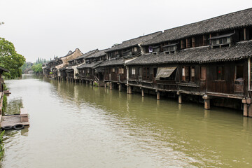 The Scenery of Wuzhen Ancient Town in Zhejiang, China