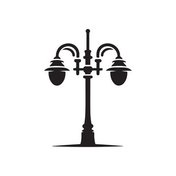 recommend clip art: street lamp vector silhouette clip art illustration