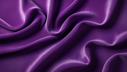Fototapeta premium Draped, luxurious purple fabric