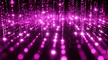 Fototapeta premium Shiny pink light streams, abstract backdrop