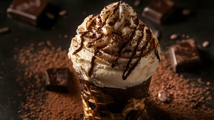 Scrumptious Chocolate Ice Cream with Cocoa: A Sweet Culinary Delight
