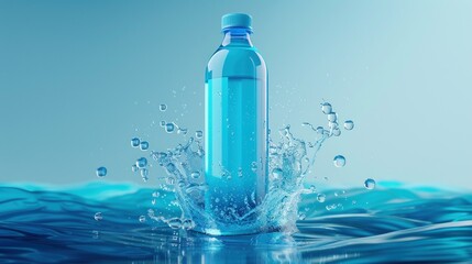 Hydration and electrolyte balance concept for sports recovery and modern healthy life