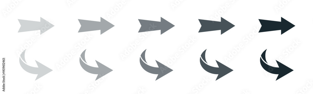 Poster vector arrow collection. vector cursor icons. arrow collection. arrow icon set.
