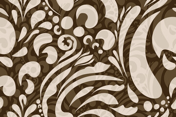 Seamless patterns textured handmade. Ethnic bohemian, Ikat style design motifs, Geometric pattern, silk damask seamless . Vector illustration.