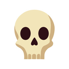 Simple Skull Vector Illustration