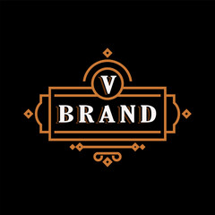 Vintage sign frames. Old decorative frame design, retro ornate label elements and luxurious vintage borders, vector template illustration