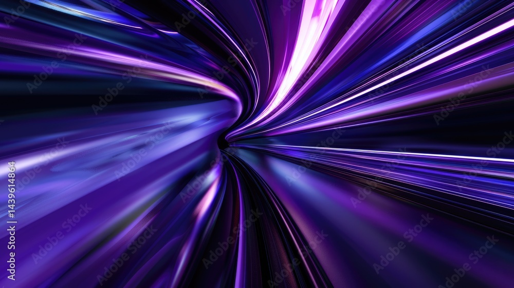 Poster abstract picture of neon light particle with digital technology style design connecting become dynam