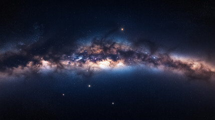 Fototapeta premium Infinite Galaxy with Countless Stars