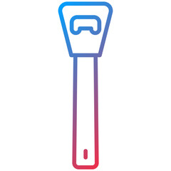 Bottle Opener line icon style
