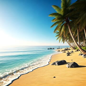 Kribi Beach Shoreline